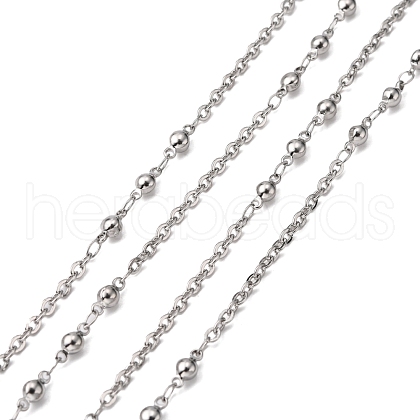 Tarnish Resistant 304 Stainless Steel Decorative Rolo Chains CHS-E001-03P-1