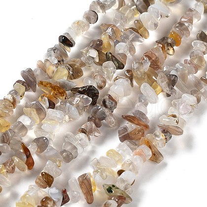 Natural Botswana Agate Beads Strands G-E607-A10-1