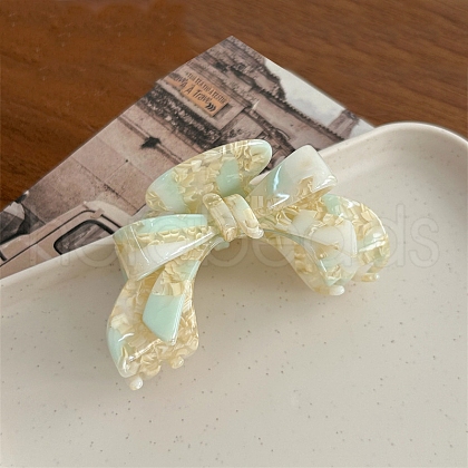 Cellulose Acetate & Iron Claw Hair Clips AJEW-K047-02F-1