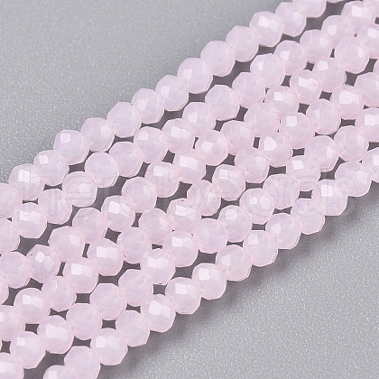 Glass Beads Strands EGLA-A044-J1mm-D02-1