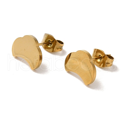 PVD Vacuum Plating 304 Stainless Steel Stud Earrings EJEW-Z040-36G-1
