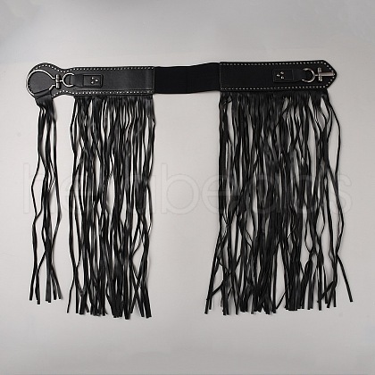 Imitation Leather Elastic Waist Belts AJEW-WH20020-004-1