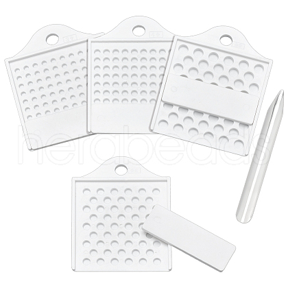  Plastic Bead Counter Boards for 3/4/6/8mm Beads KY-NB0001-67A-1