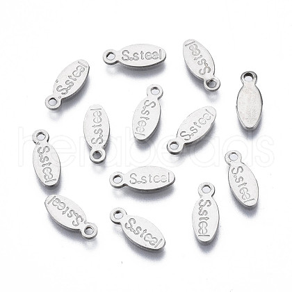 201 Stainless Steel Charms STAS-N095-029-1