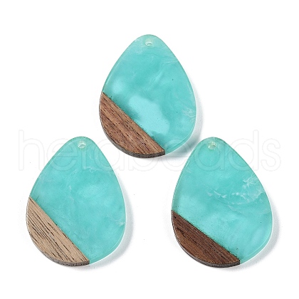 Resin & Wood Pendants WOOD-F015-07F-1