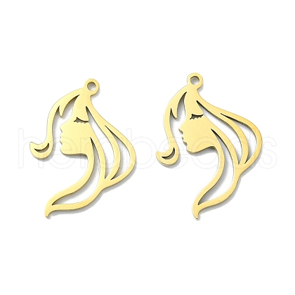 201 Stainless Steel Pendants STAS-K269-01B-G-1