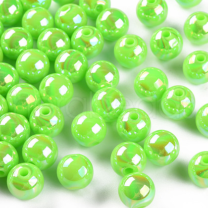 Opaque Acrylic Beads MACR-S370-D10mm-A30-1