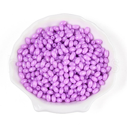 Opaque Colours Luster Glass Seed Beads SEED-N008-02A-08-1
