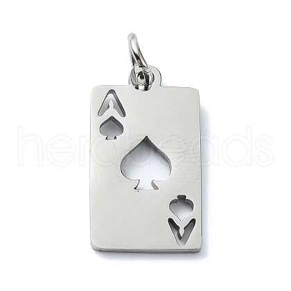 Non-Tarnish 304 Stainless Steel Pendants X-STAS-C097-65P-1