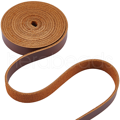 2M Flat AB Grade Cowhide Leather Cord AJEW-WH0479-73C-01-1