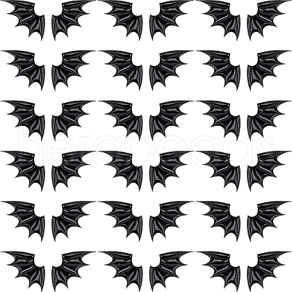 Gorgecraft 40Pcs 2 Style Demon Wing PU Leather Ornament Accessories FIND-GF0005-93C-1