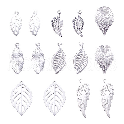  Jewelry 56Pcs 7 Style 304 Stainless Steel Pendants STAS-PJ0001-20-1