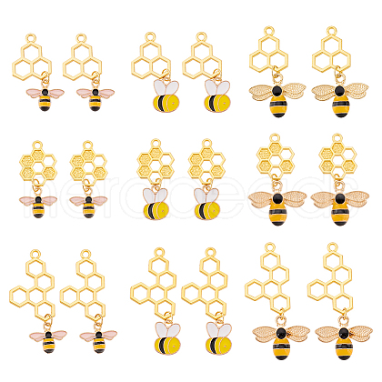 Alloy Enamel Pendants PALLOY-PH01620-1