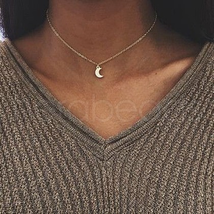 Alloy Pendant Necklaces for Women WGA6E2A-09-1