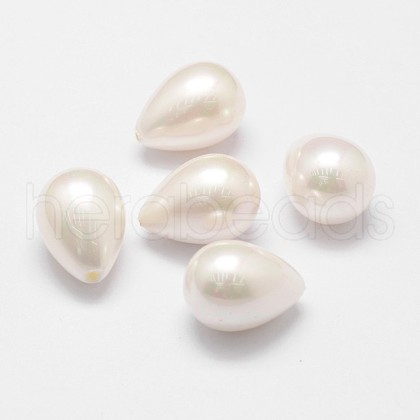 Rainbow Plated Shell Pearl Beads BSHE-L032-02-1