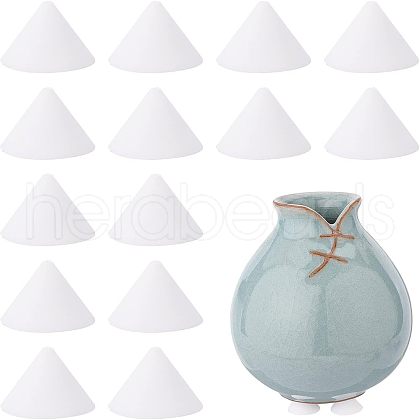 SUPERFINDINGS 40Pcs Aluminium Oxide Burning Kiln Branch Bases AJEW-FH0001-82-1