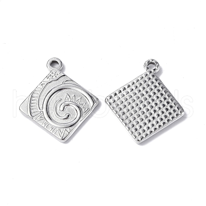 Non-Tarnish 304 Stainless Steel Pendants STAS-C066-14P-1