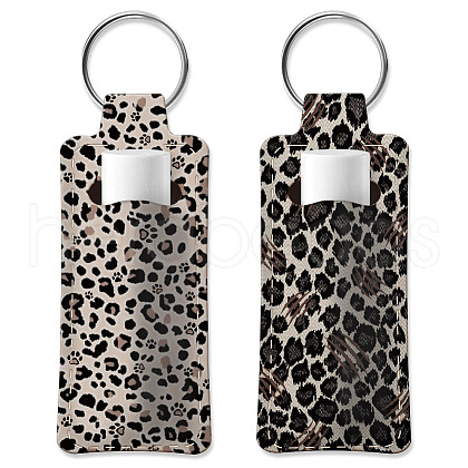 Elastic Neoprene Keychains KEYC-WH0045-010-1