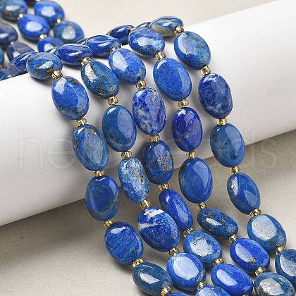 Natural lapis Lazuli Beads Strands G-H005-A09-02-1