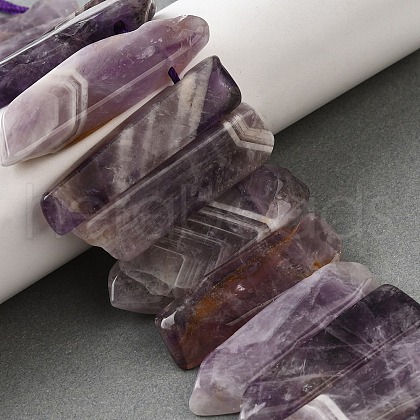 Natural Amethyst Beads Strands G-S386-D16-1