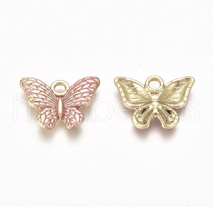 Golden Plated Alloy Enamel Pendants PALLOY-CJC0001-31D-1