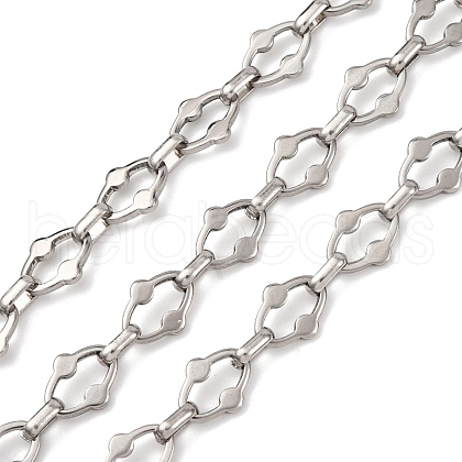 304 Stainless Steel Oval Link Chains CHS-S012-20P-1