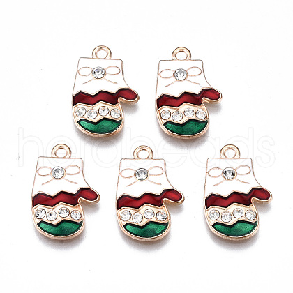 Alloy Enamel Pendants ENAM-Q442-032-RS-1