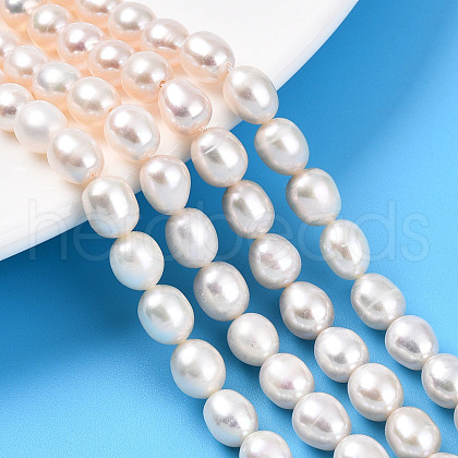 Natural Cultured Freshwater Pearl Beads Strands PEAR-N012-06Z-1