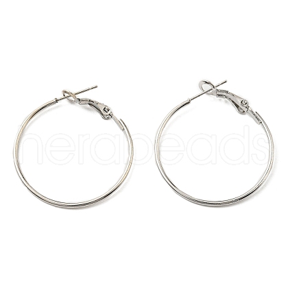 Iron Huggie Hoop Earring Findings IFIN-E025-01C-P-1