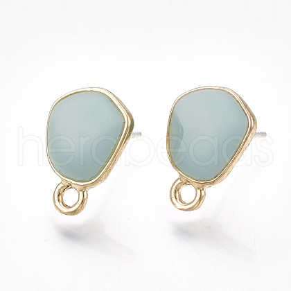 Alloy Stud Earring Findings PALLOY-S177-39B-1
