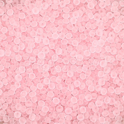 Frosted Colours Glass Seed Beads PW-WG88870-23-1