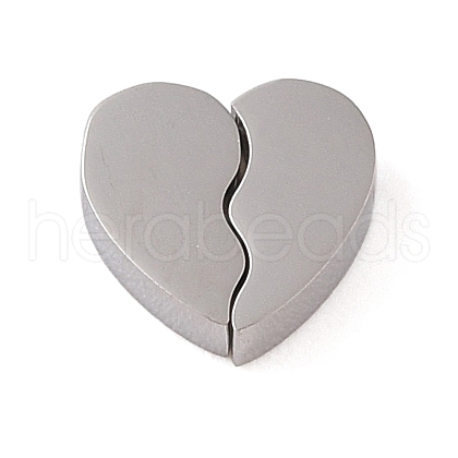 Non-Tarnish 304 Stainless Steel Split Beads STAS-M063-02P-1