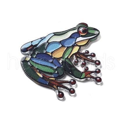 Acrylic Pendants OACR-I016-02B-1