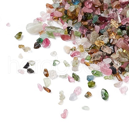 Natural Tourmaline Chip Beads G-A199-01-1