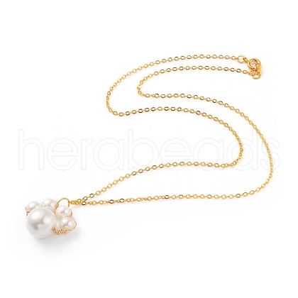 Pendant Necklaces NJEW-JN02598-01-1