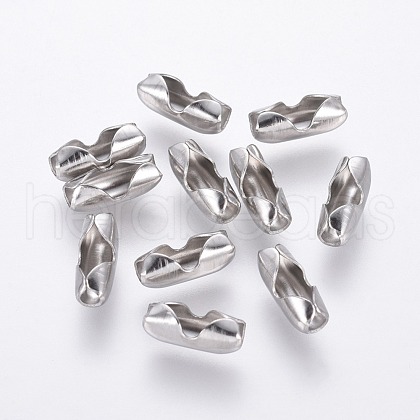 Non-Tarnish 304 Stainless Steel Ball Chain Connectors STAS-F230-16P-1