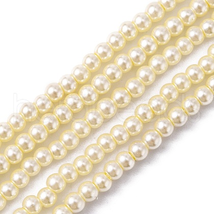 Glass Pearl Beads HY-J001-3mm-HX003-1