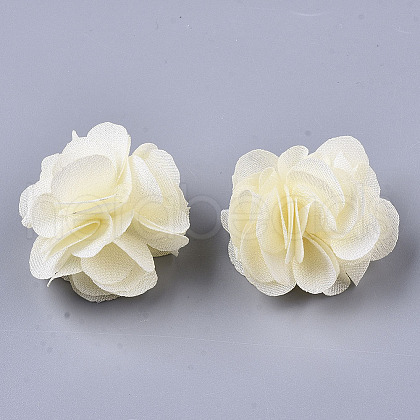 Polyester Fabric Flowers FIND-R076-02Q-1-1