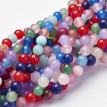 Natural Gemstone Beads Strands G-SR6MM-44-1