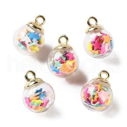 Glass Pendants FIND-Z083-01E-1