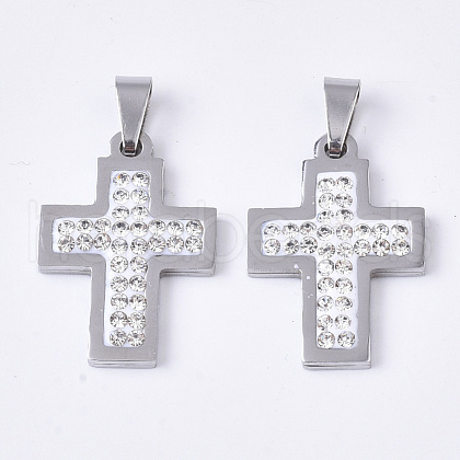 201 Stainless Steel Pendants STAS-N089-94P-1