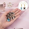 104Pcs Letter A~Z Alloy Enamel Pendant Charms JX170A-2