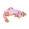 Rack Plating Alloy Enamel Pendants FIND-Q099-09G-08-2