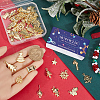 SUNNYCLUE 52Pcs 13 Styles Christmas Theme Zinc Alloy Pendants FIND-SC0012-62-3