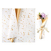 20 Sheets Plastic Gold Foil Flower Bouquets Wrapping Packaging DIY-TAC0025-13A-2