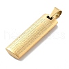 Ion Plating(IP) 304 Stainless Steel Pendants STAS-Z098-26G-2