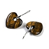 Natural Tiger Eye Dangle Earrings EJEW-C119-03P-07-3