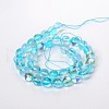 Synthetical Moonstone Round Beads Strands G-M049-6mm-02H-2