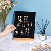 Acrylic 70 Holes Earring Display Stands EDIS-WH0006-13-5