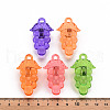 Autumn Theme Transparent Acrylic Beads TACR-S154-60B-4
